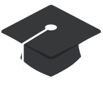 Illustration of square academic cap