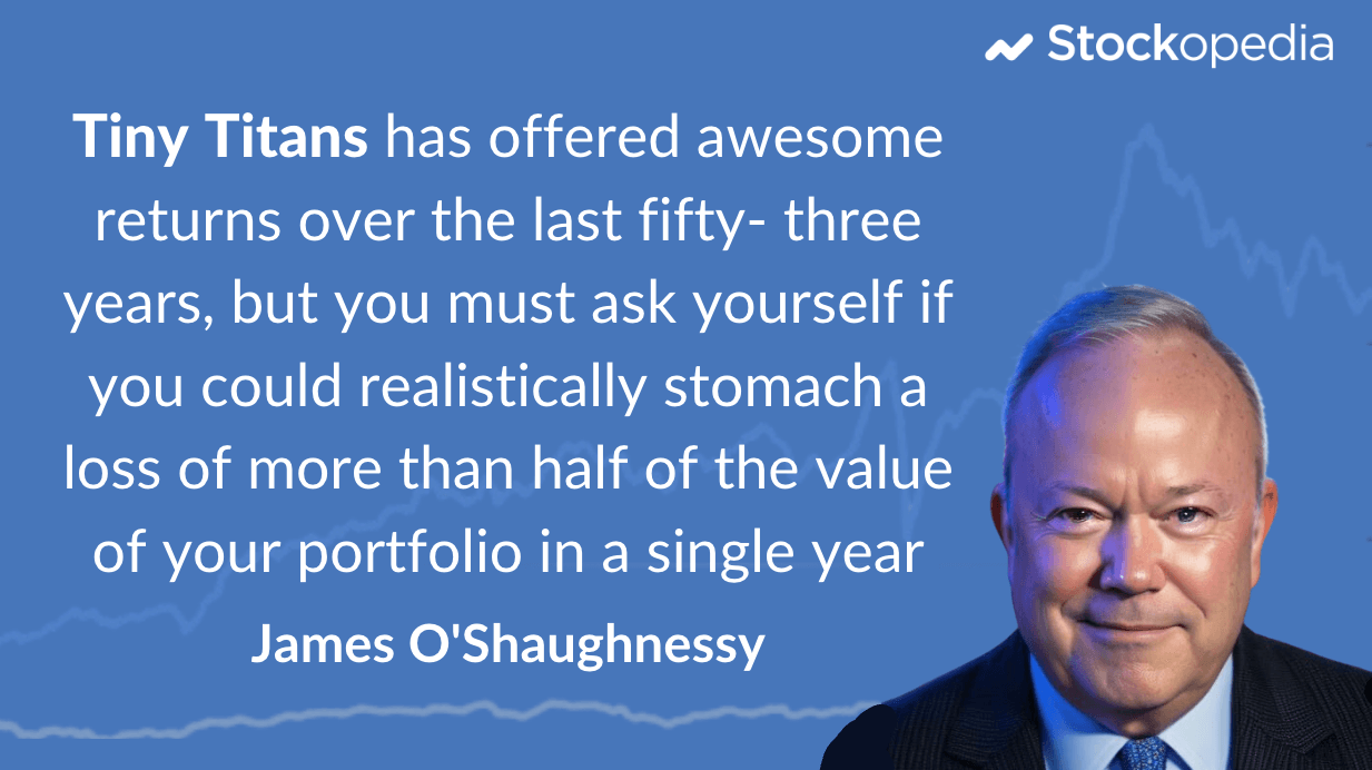 Quote - Jim O'Shaughnessy - Tiny Titans