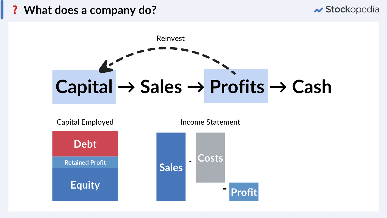 Reinvesting profit back into the capital base