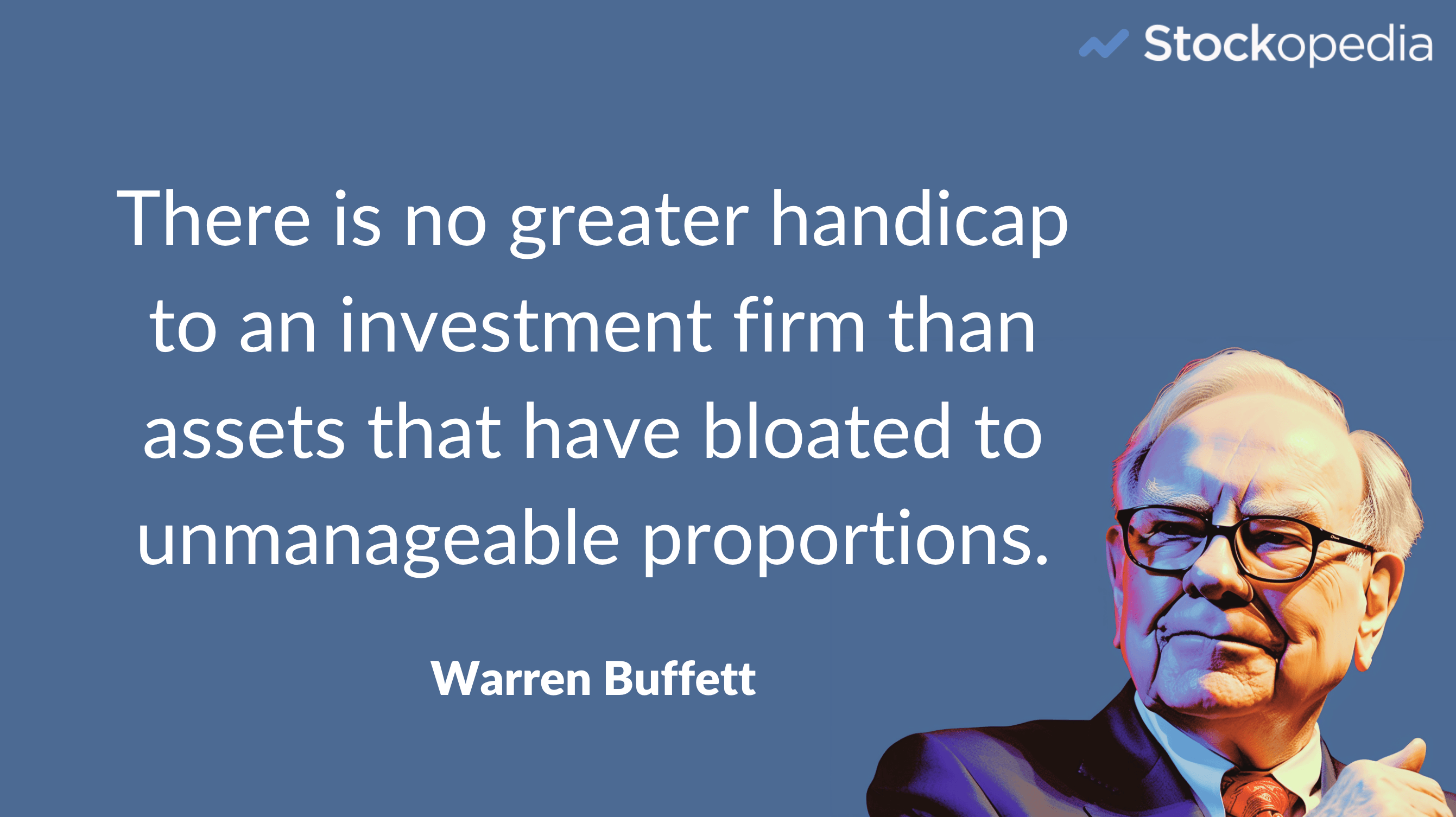 Quote - Warren Buffett - no greater handicap